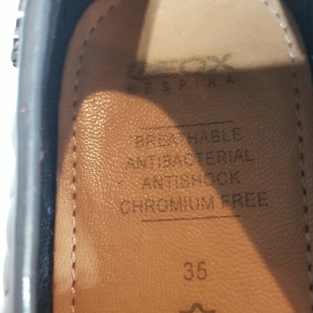 GEOX RESPIRA Plie Mary Jane Gray Silver Quilted Flat